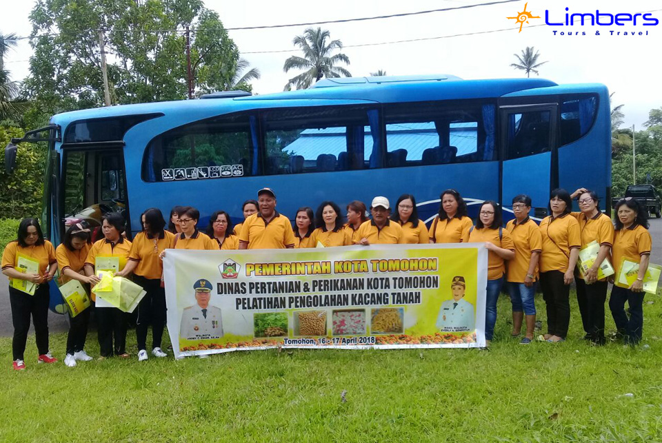 Bus 29seats bersama Dinas Pertanian & Perikanan Kota Tomohon